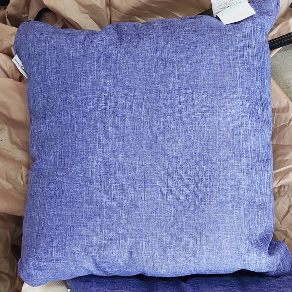 NWT Tommy Bahama 2 Purple Throw Pillows & Cream Brown Tote Bag Set - Picture 12 of 14